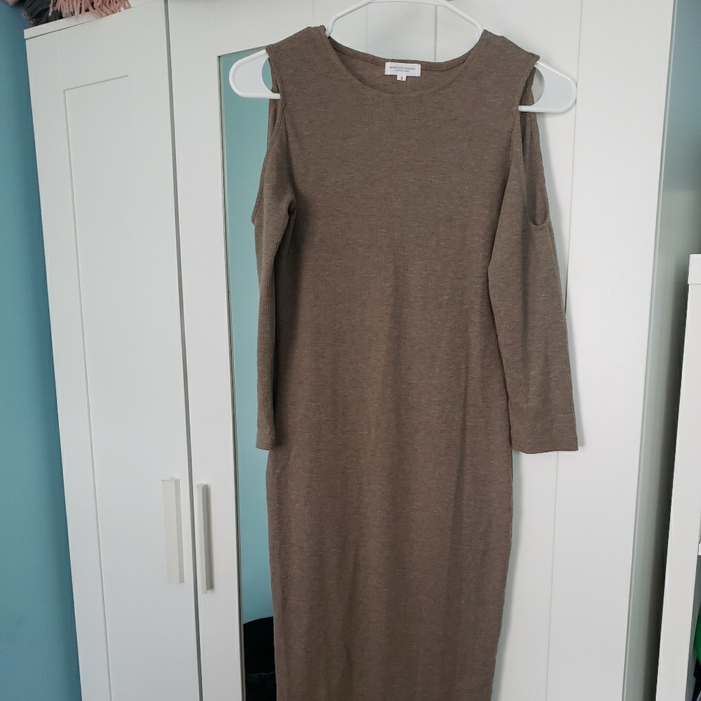 Mistress Rocks Ribbed Midi dress - Picture 3 of 4